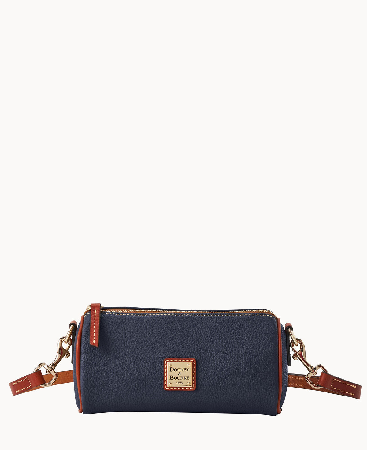 Pebble Grain Barrel Crossbody 20 - Midnight Blue
