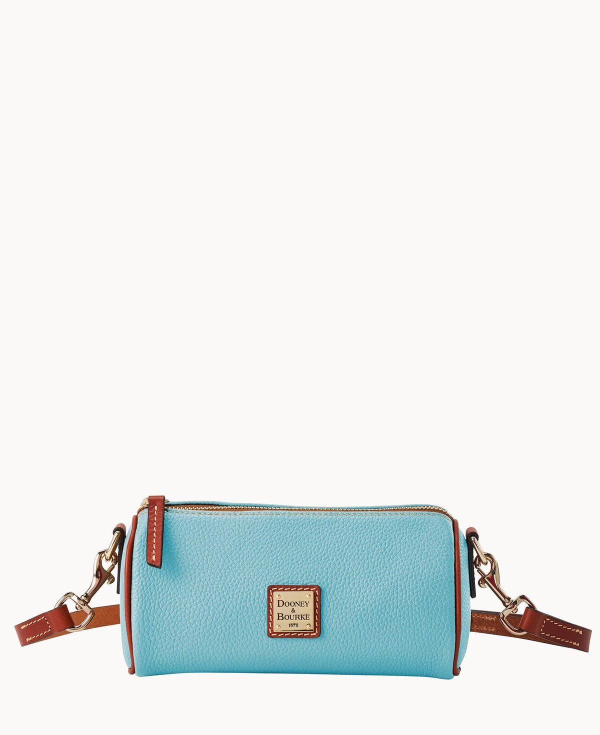 Pebble Grain Barrel Crossbody 20 - Caribbean Blue