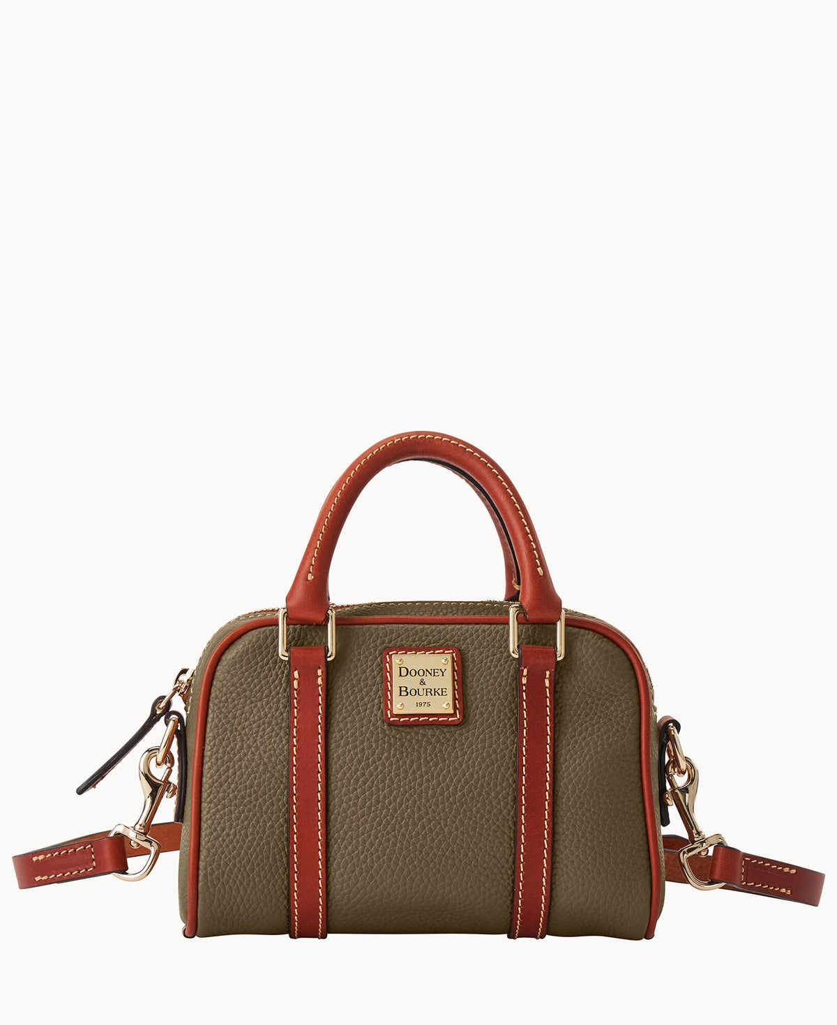 Pebble Grain Satchel 20 - Olive