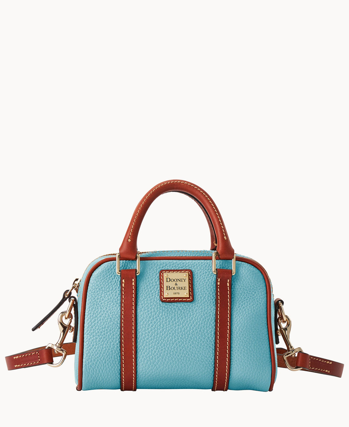 Pebble Grain Satchel 20 - Caribbean Blue