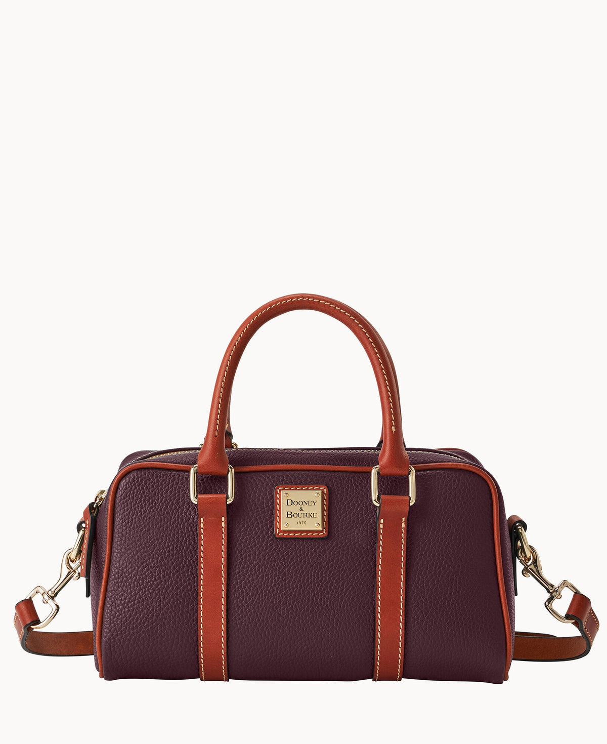 Pebble Grain Satchel 28 - Bordeaux