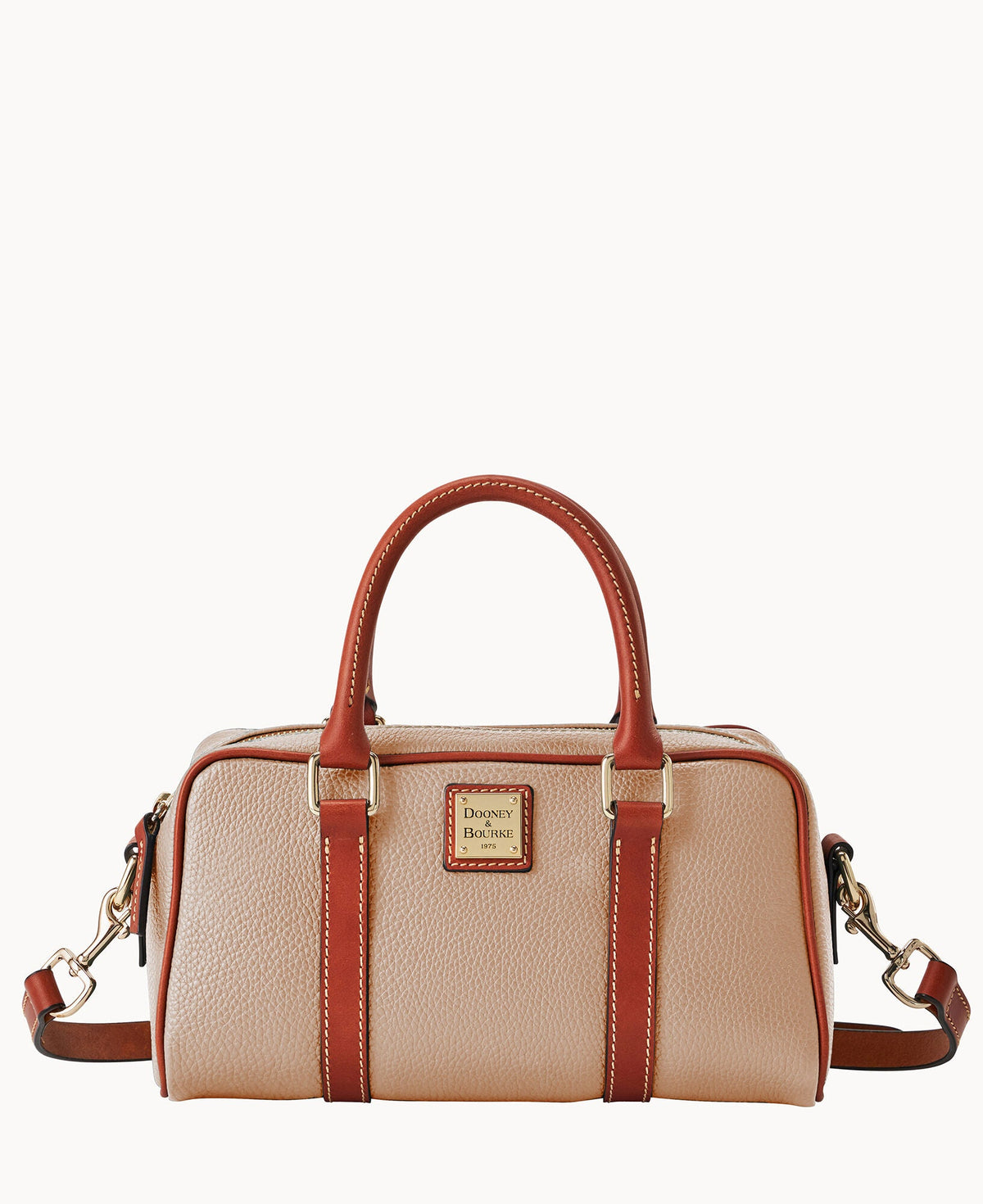 Pebble Grain Satchel 28 - Taupe