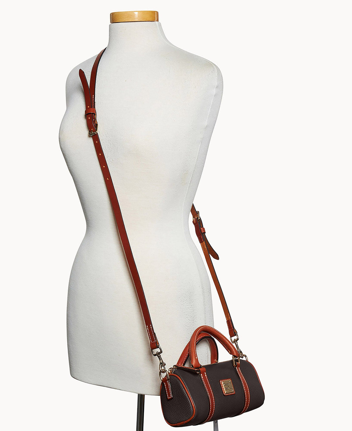 Pebble Grain Crossbody Barrel Satchel 20 - Image 46
