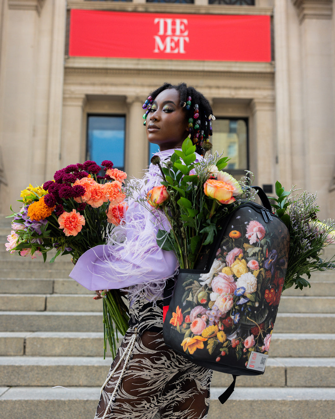 The Met Roesen Still Life Backpack - Image 2