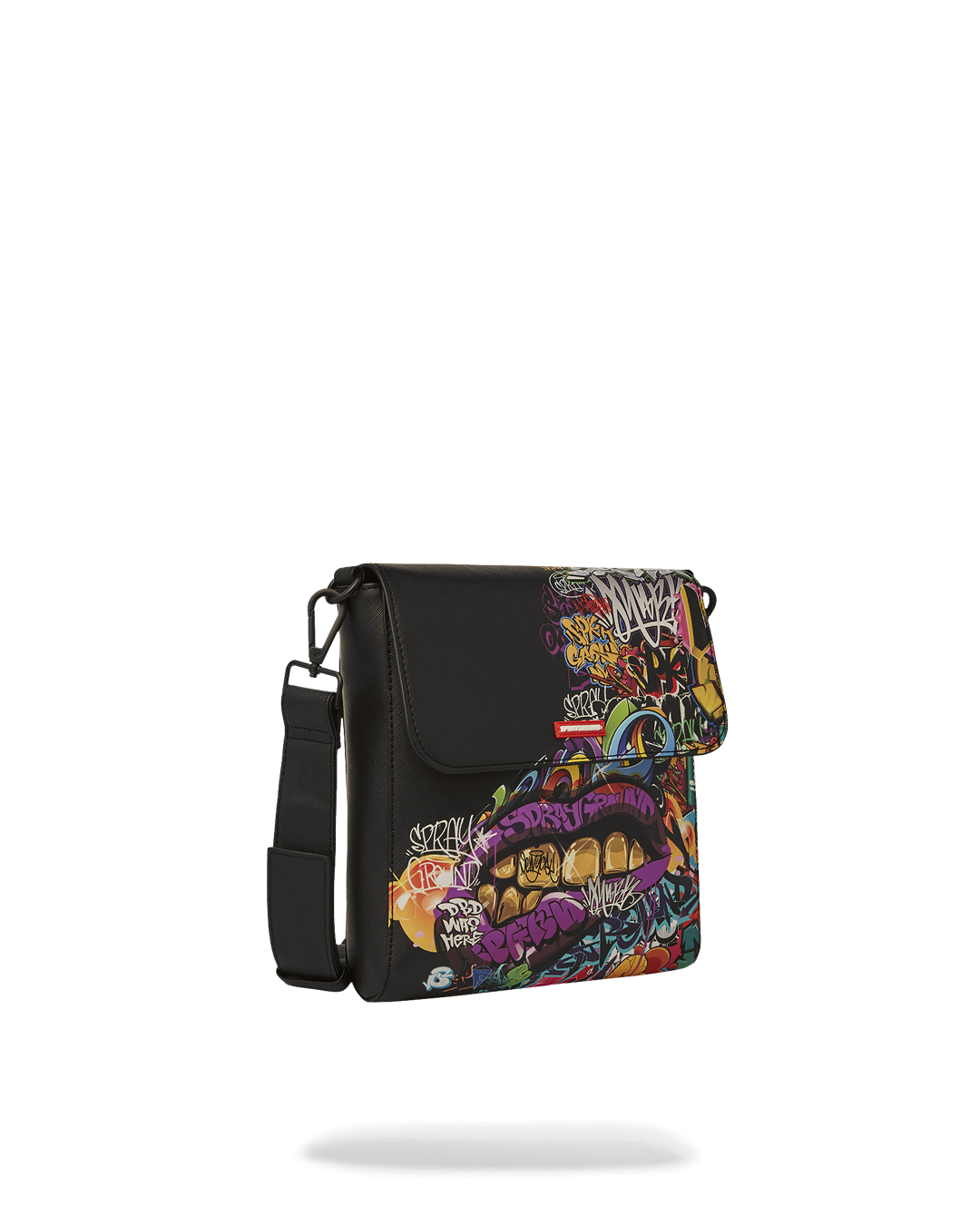 Half Graf Lips Messenger Bag - Image 3