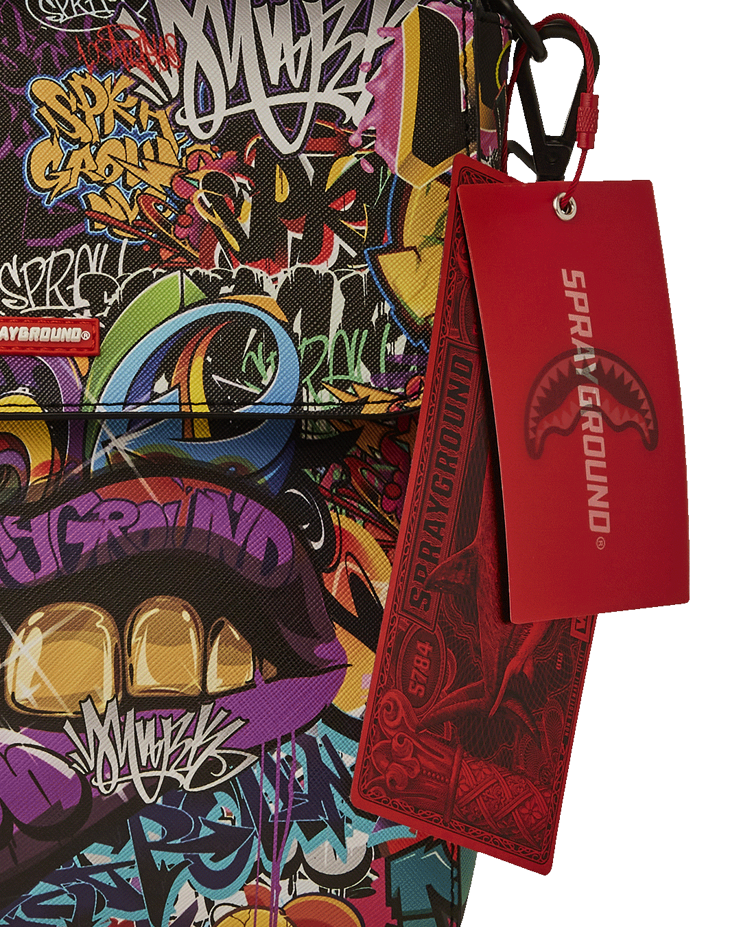 Half Graf Lips Messenger Bag - Image 9