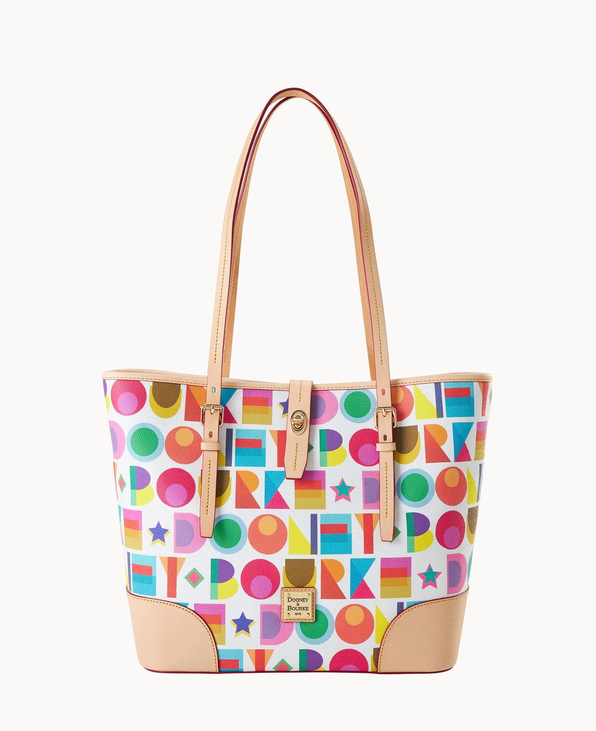 Art Deco Dover Tote - White
