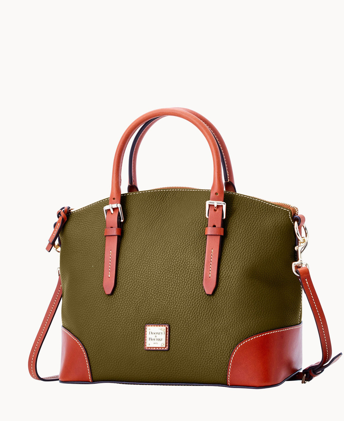 Pebble Grain Domed Satchel - Image 82