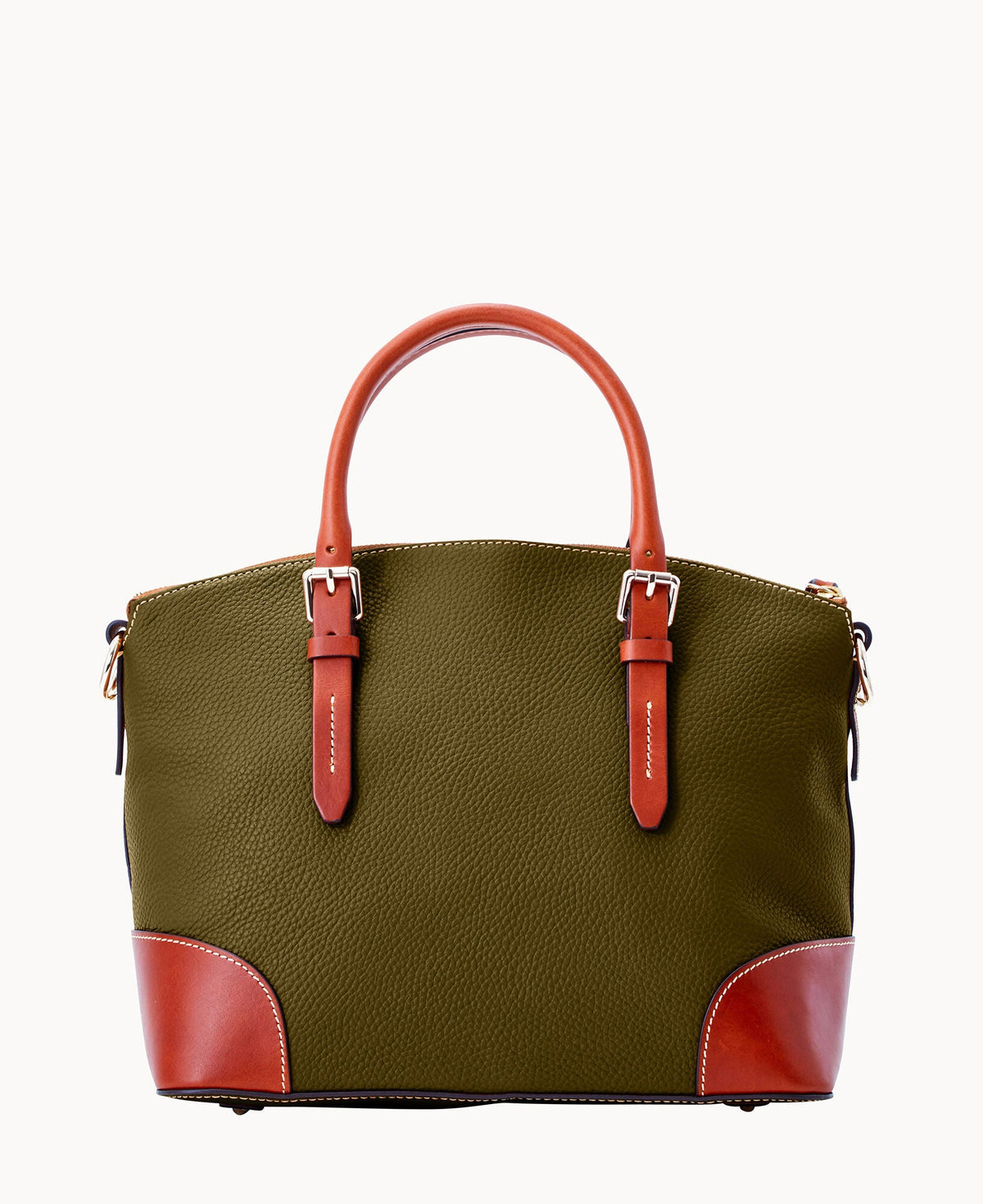 Pebble Grain Domed Satchel - Image 84