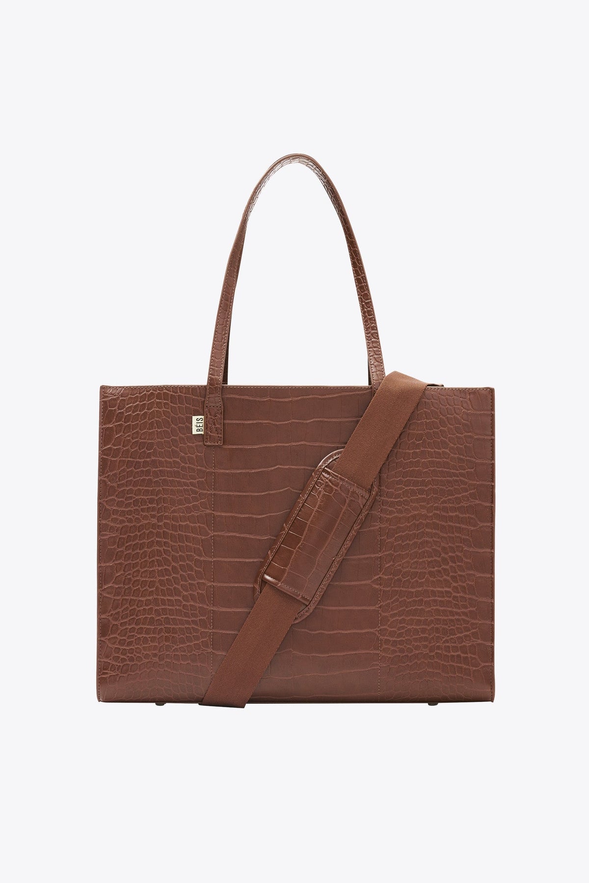 Resale The Large Work Tote in Maple Croc