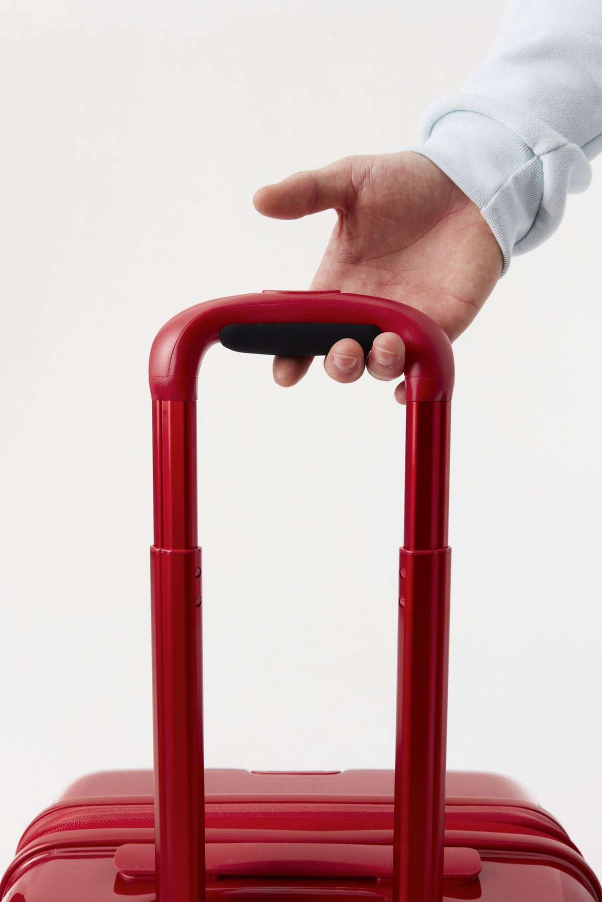 The Carry-On Roller in Text Me Red - Image 8