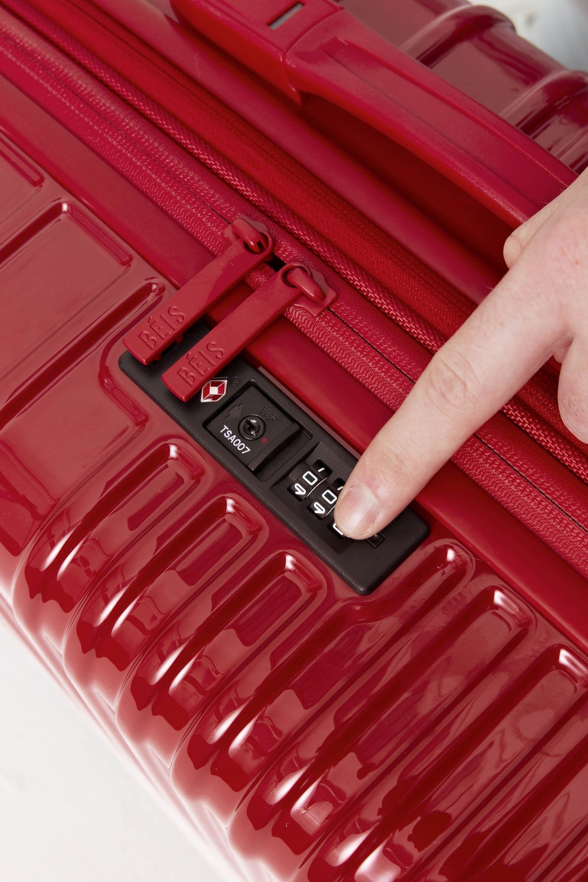 The Carry-On Roller in Text Me Red - Image 11