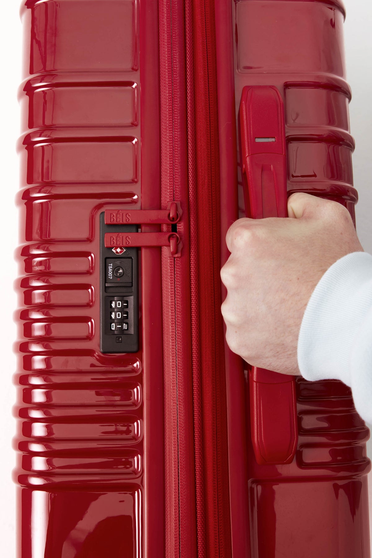 The Carry-On Roller in Text Me Red - Image 12