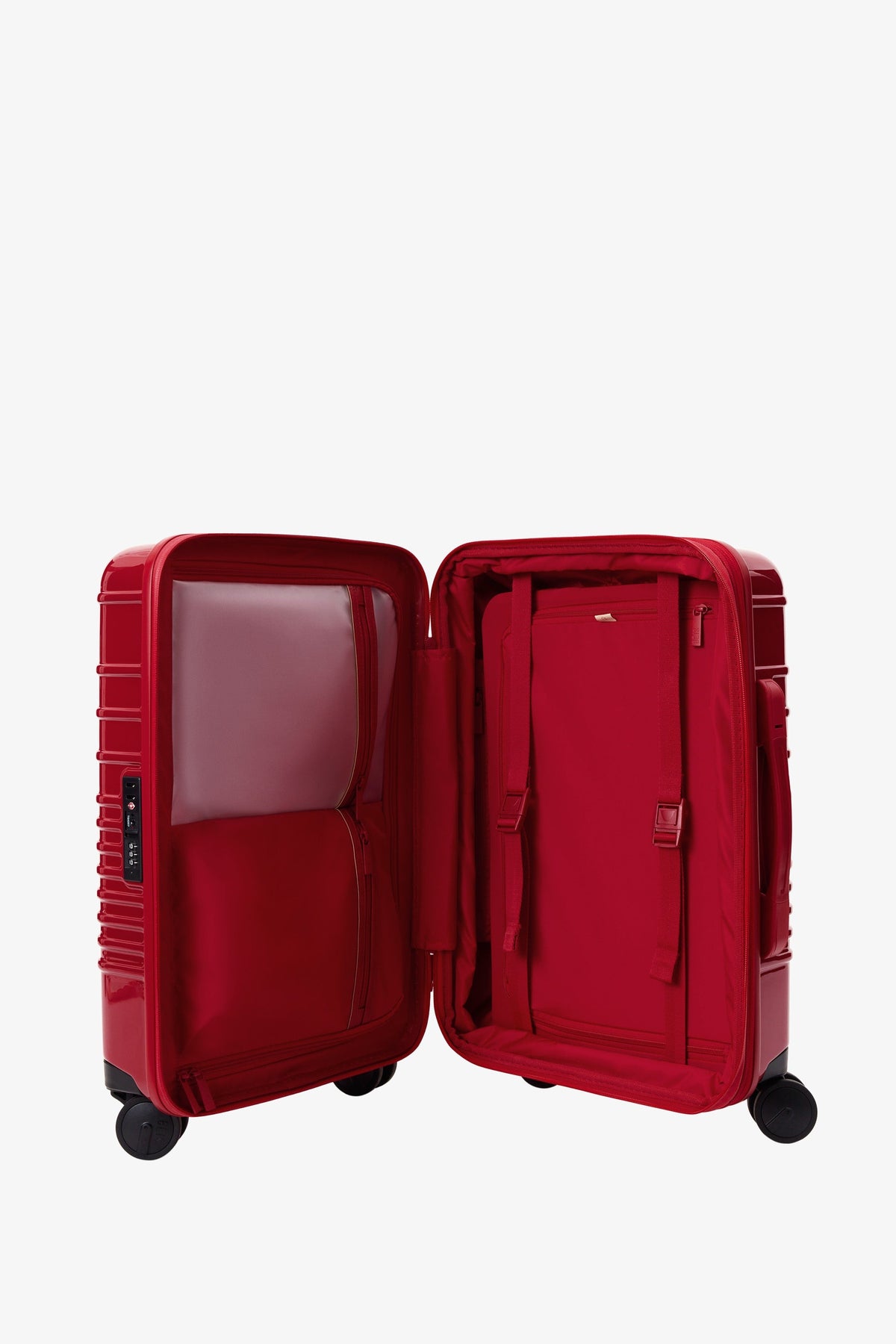 The Carry-On Roller in Text Me Red - Image 6