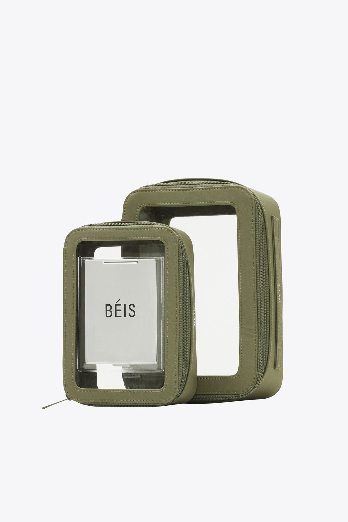 The In Flight Cosmetic Set in Olive - Image 4
