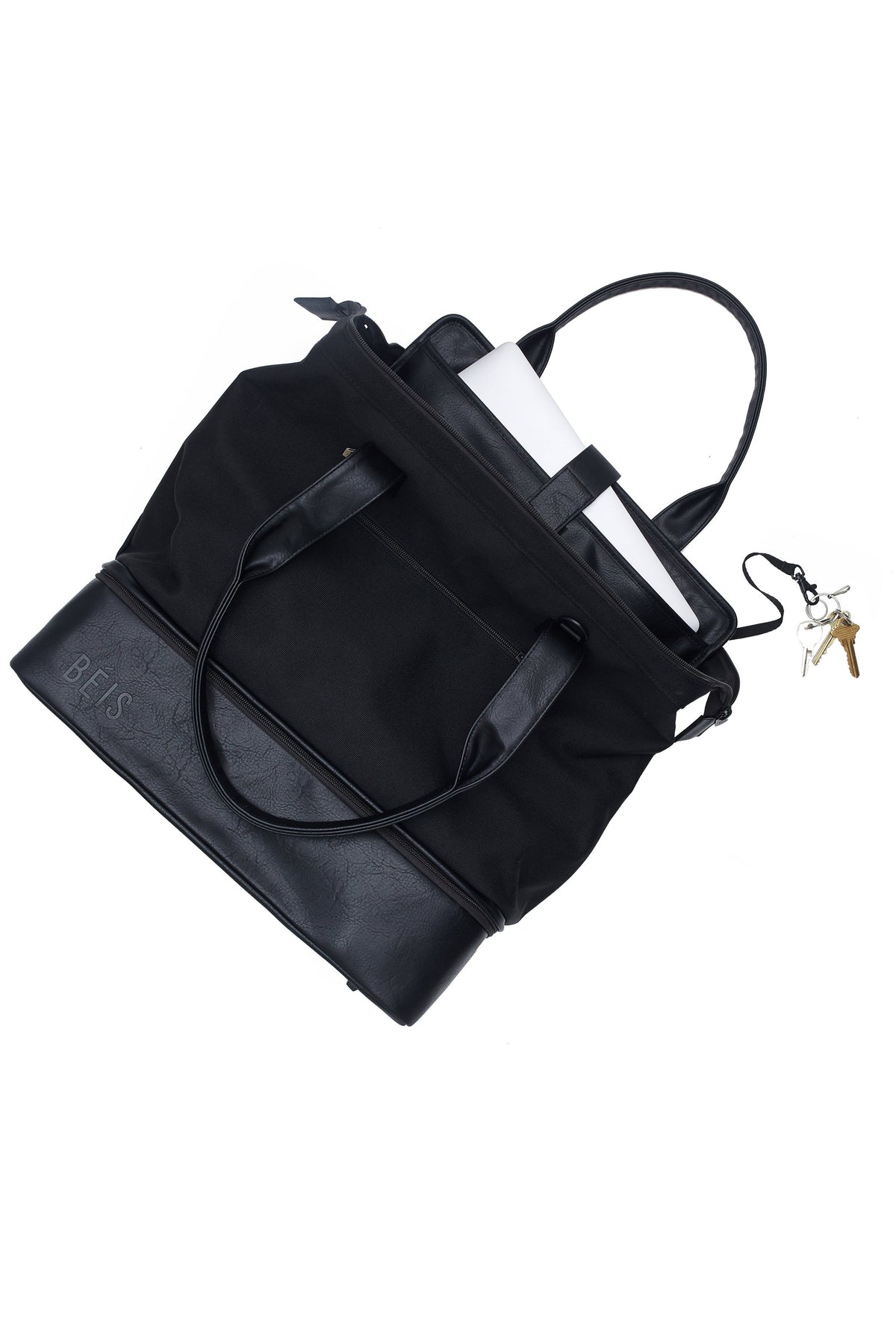 The Convertible Weekender in Black - Image 9