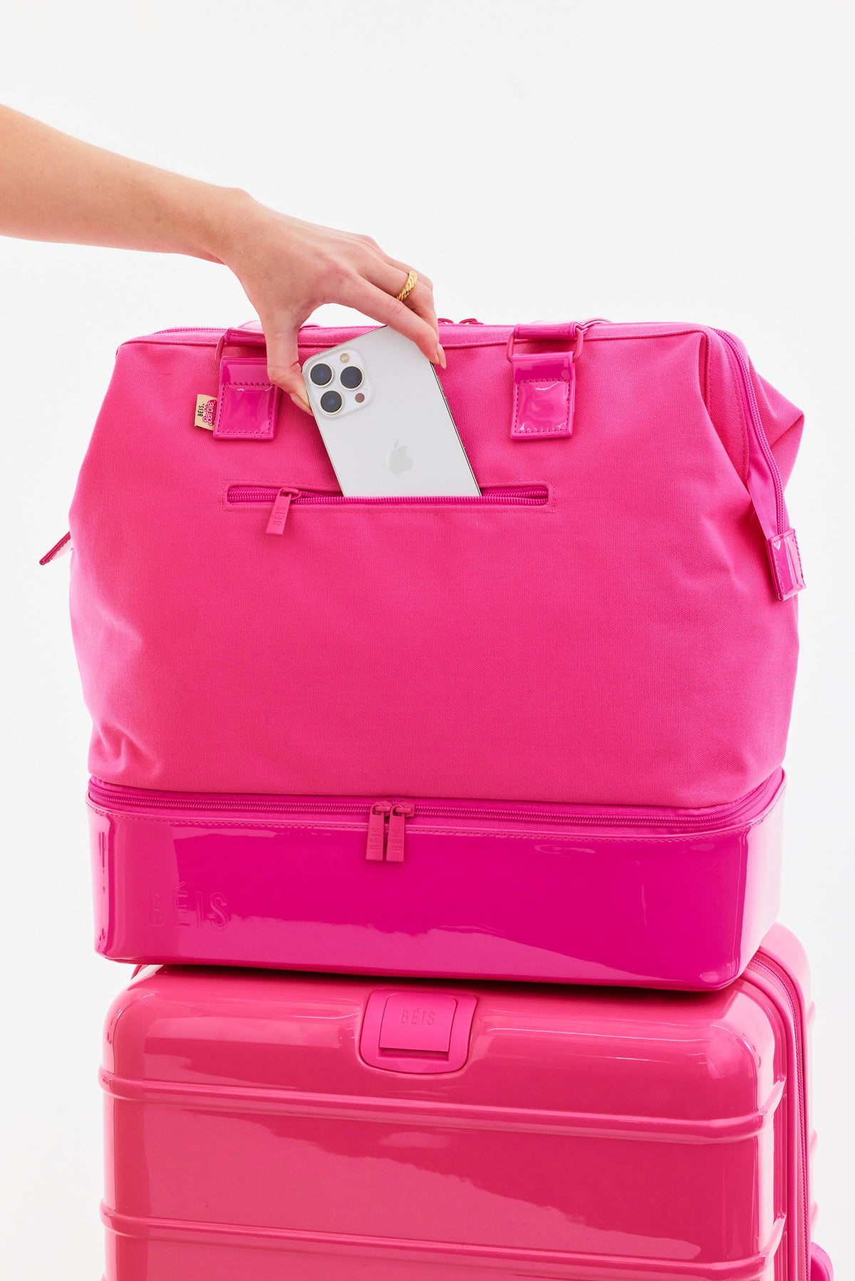 The Mini Weekender in Barbie™ Pink - Image 9