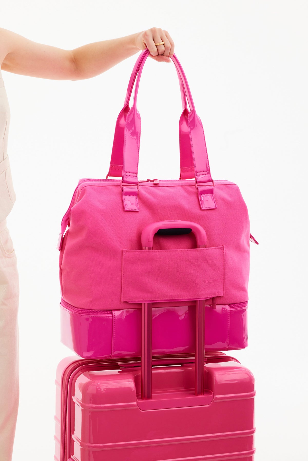 The Mini Weekender in Barbie™ Pink - Image 7