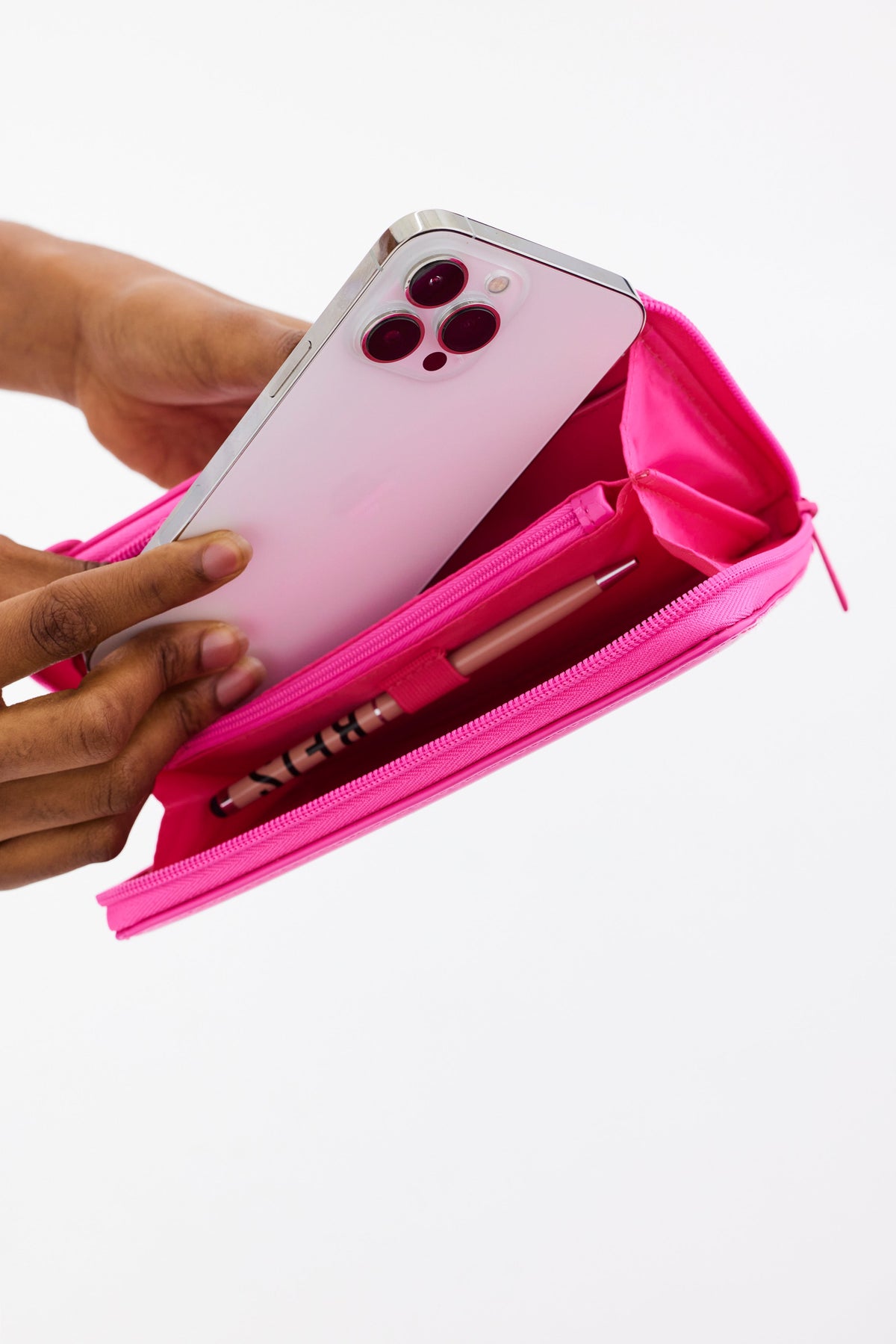 The Travel Wallet in Barbie™ Pink - Image 3