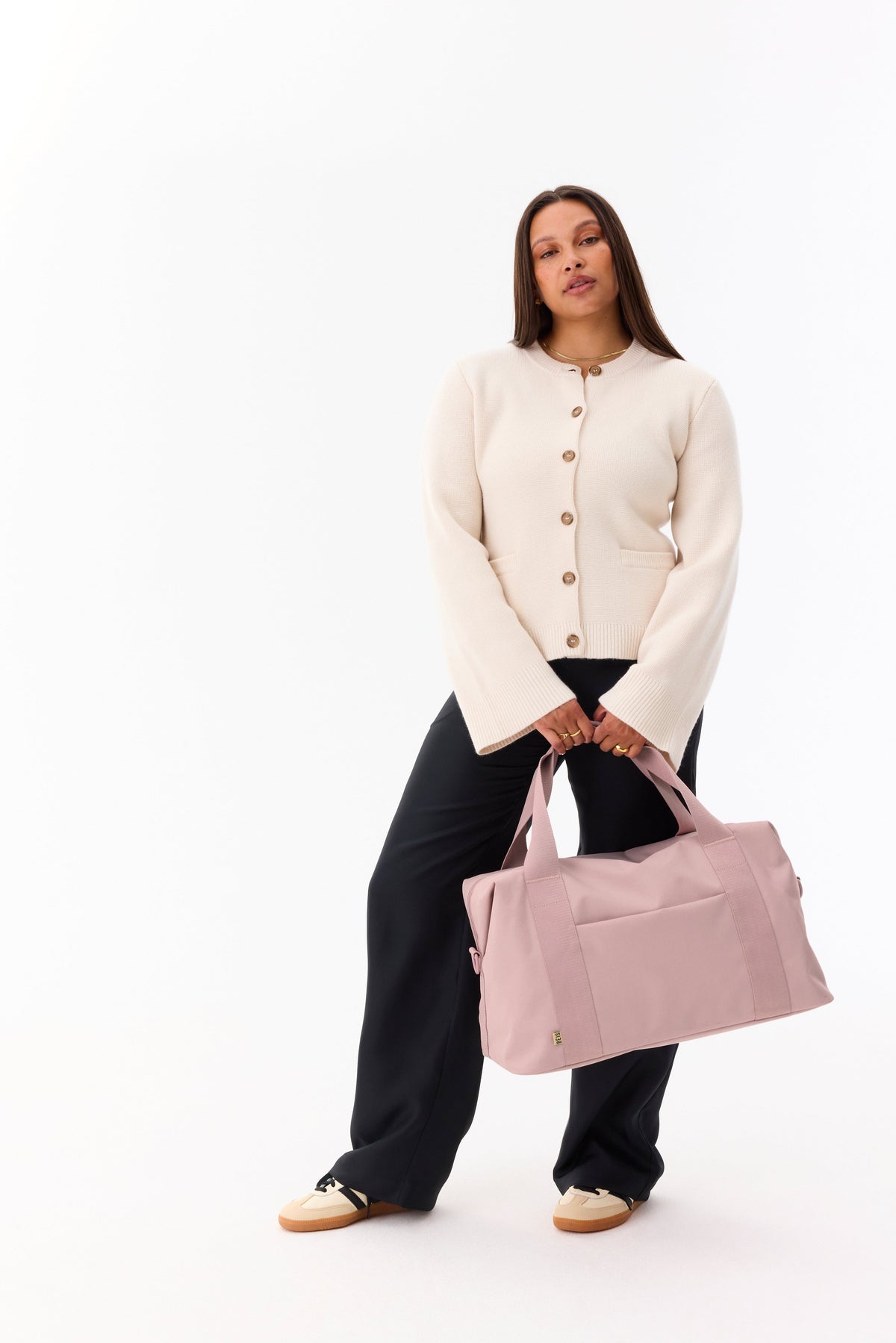 The BÉISics Duffle in Atlas Pink - Image 4