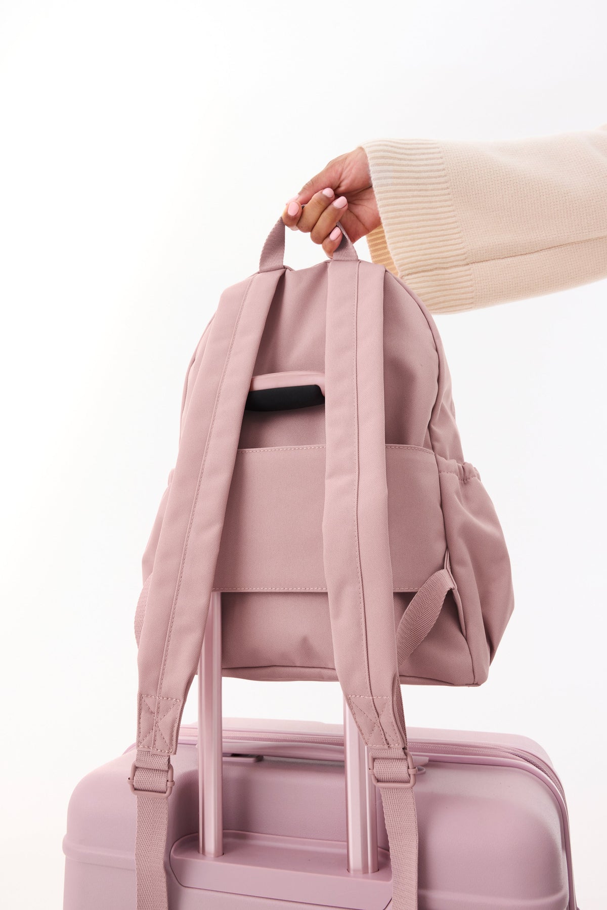 The BÉISics Backpack in Atlas Pink - Image 6