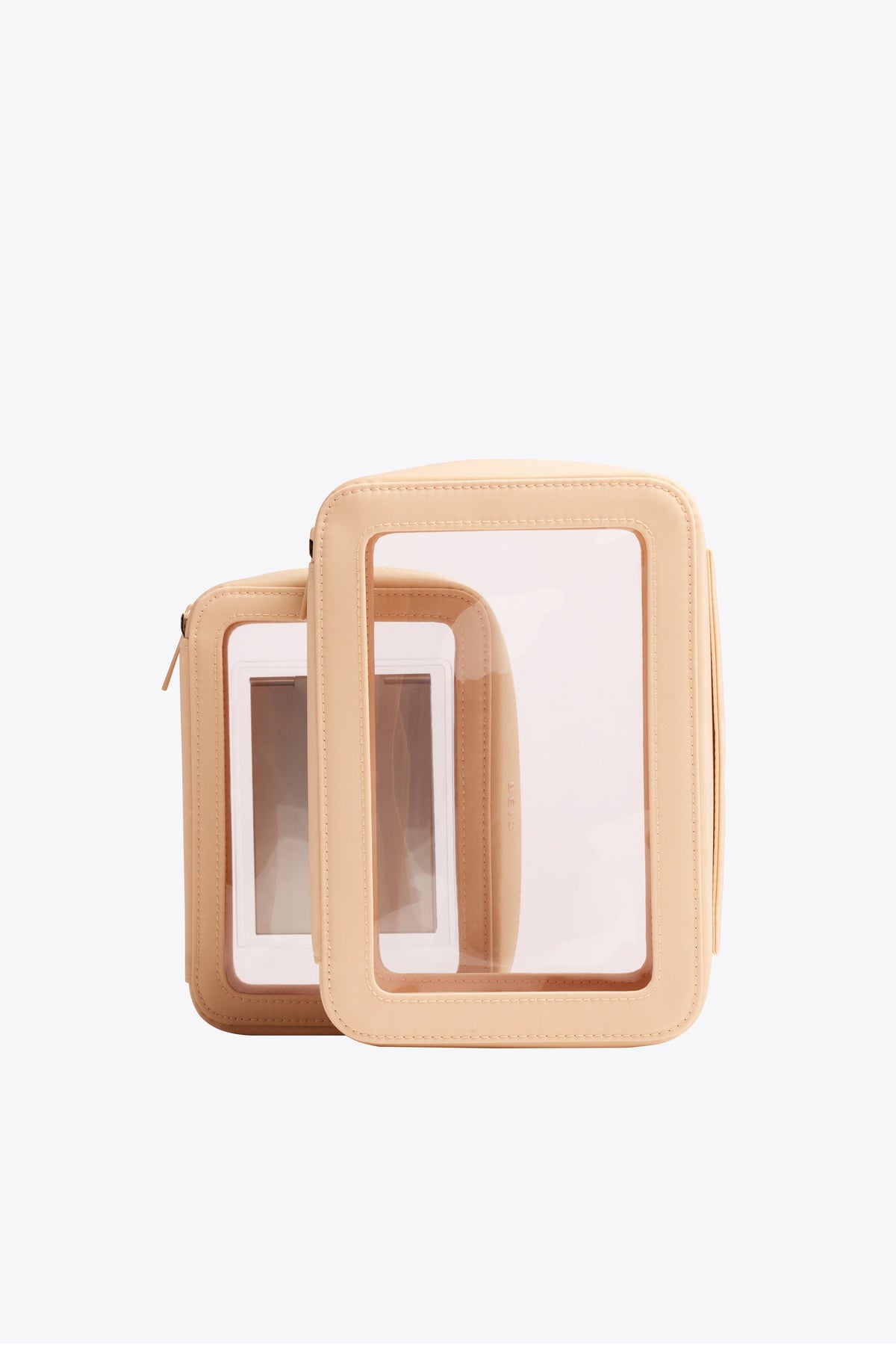 The In Flight Cosmetic Set in Beige - Image 5