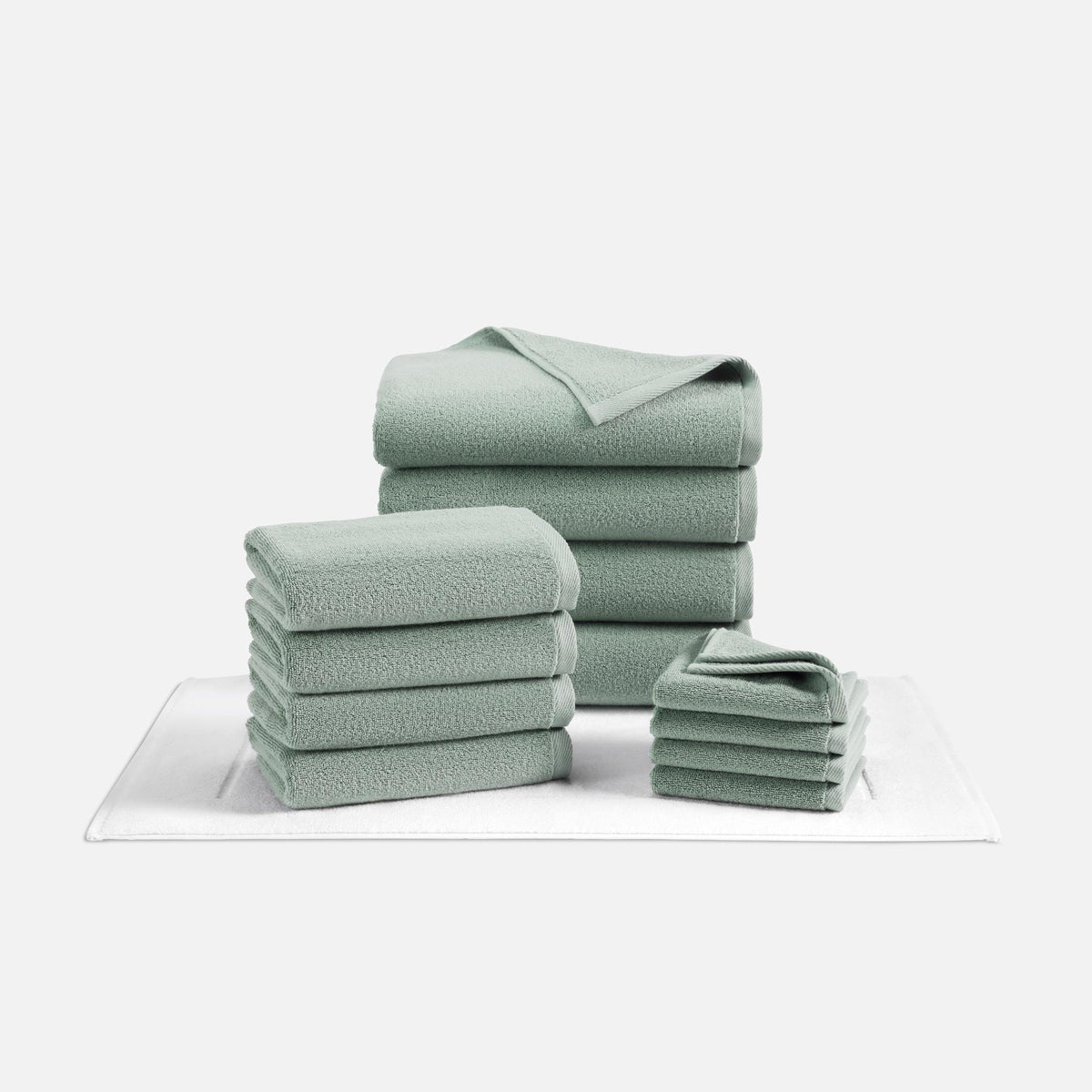 Plush Turkish Cotton Towel Move-In Bundle - Agave