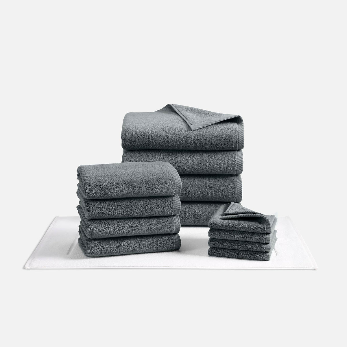 Plush Turkish Cotton Towel Move-In Bundle - Slate