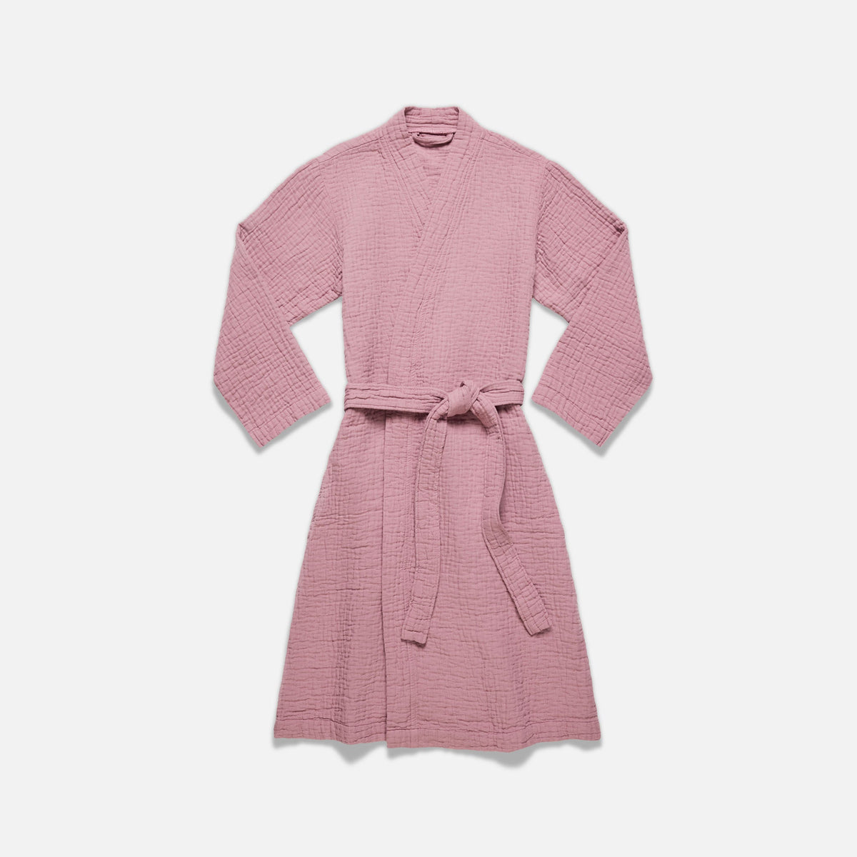 Breezeweave Crinkle Cotton Robe - Last Call - Tulip