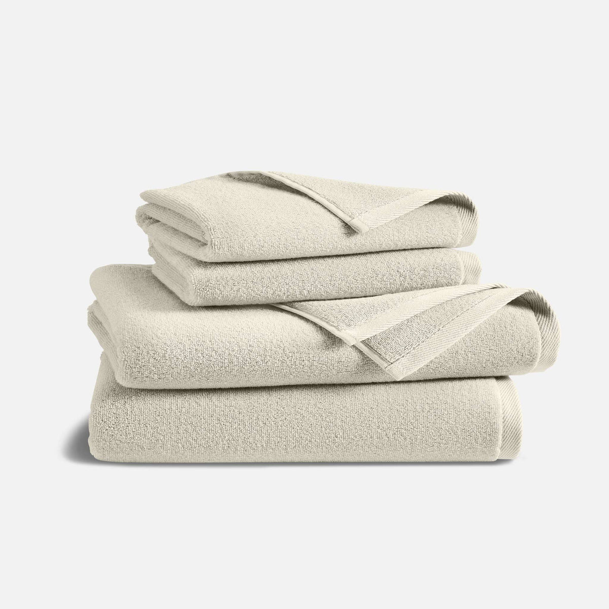 Plush Turkish Cotton Bath Towel Bundle - Pebble