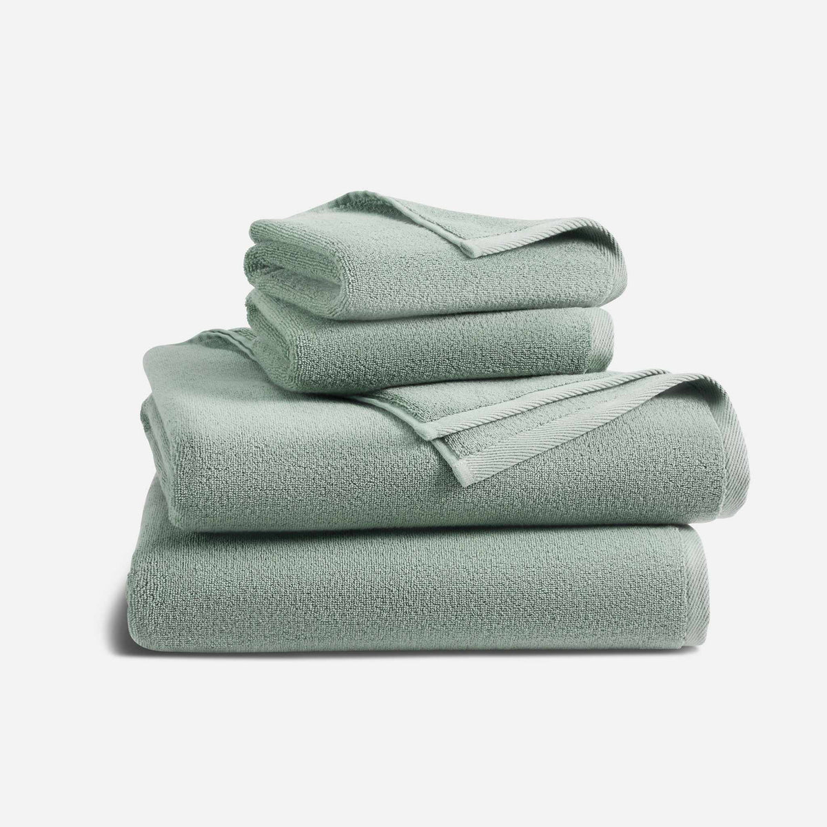 Plush Turkish Cotton Bath Sheet Bundle - Agave