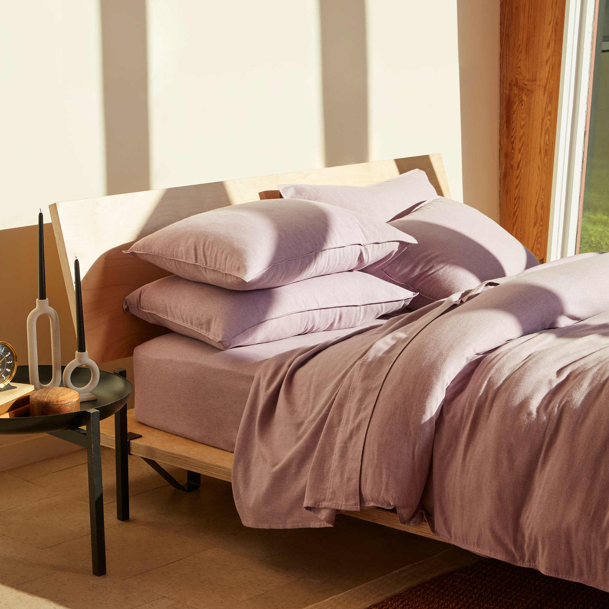 Heathered Cashmere Pillowcase Set - Image 25