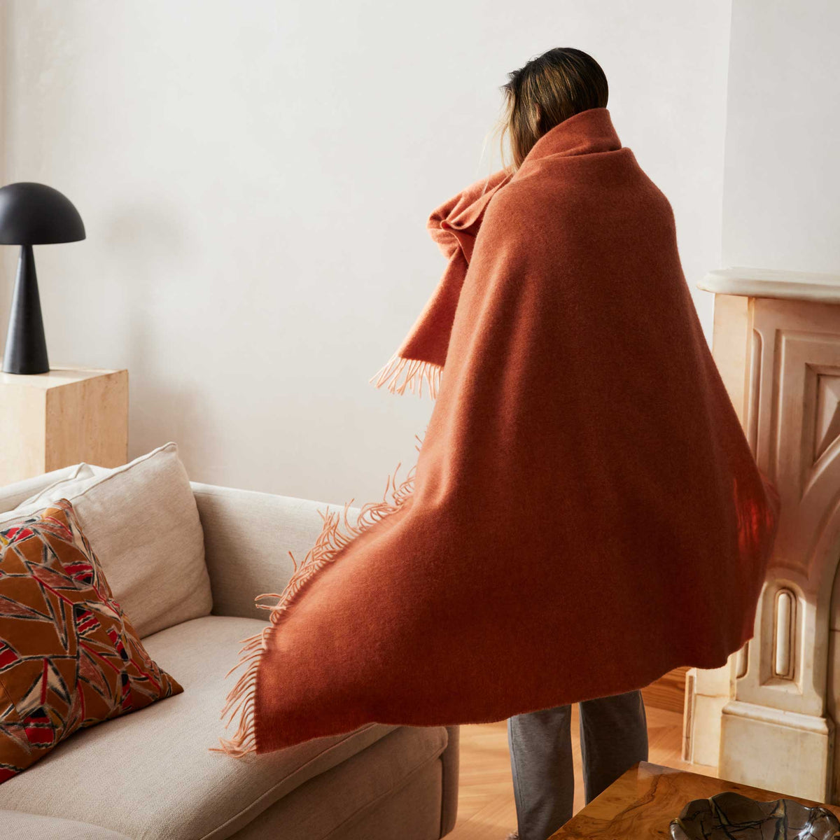 Two-Toned Lambswool Throw Blanket - Last Call - Image 14
