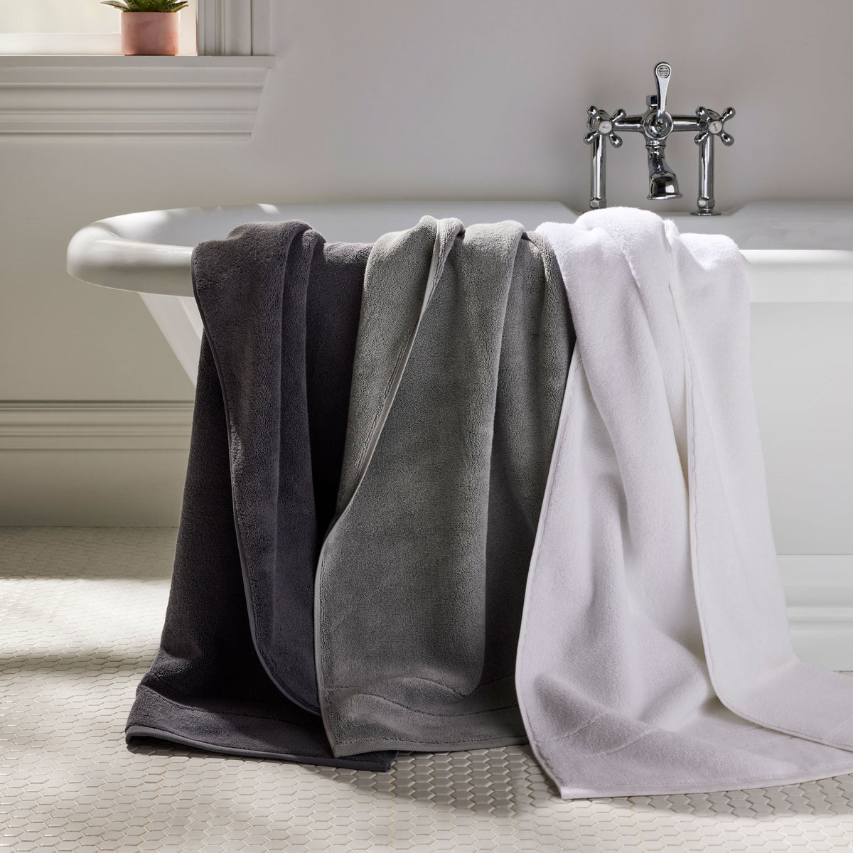 Gift Classic Turkish Cotton Bath Sheets Set of 2 - Image 10