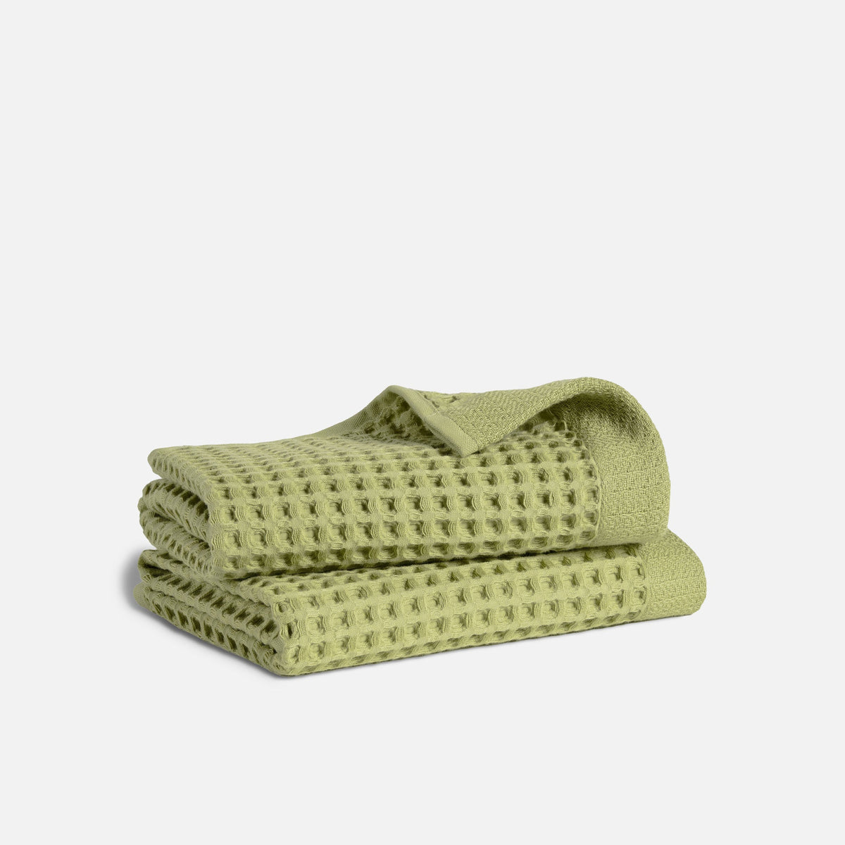 Dreamweave Waffle Hand Towels - Fern