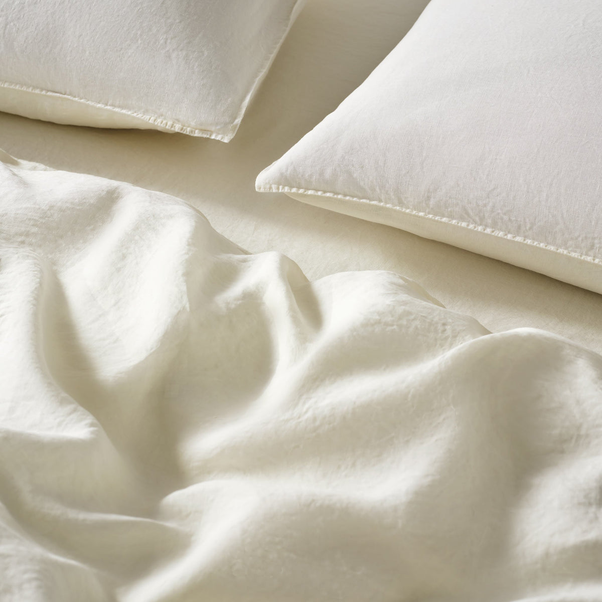 Washed European Linen Core Sheet Set - Image 11
