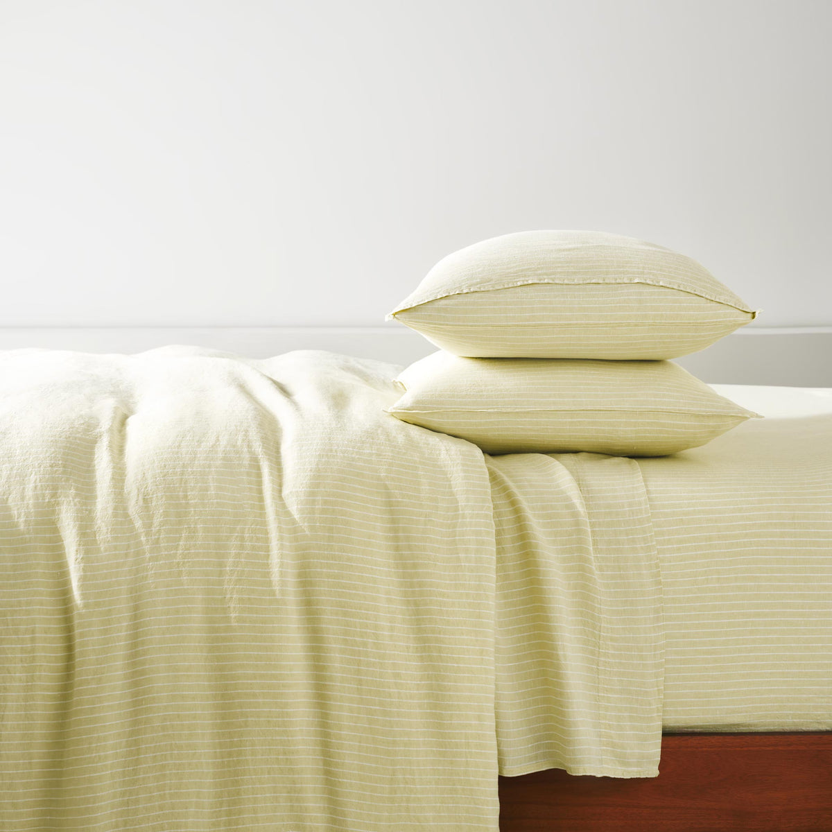 Washed European Linen Core Sheet Set - Image 44