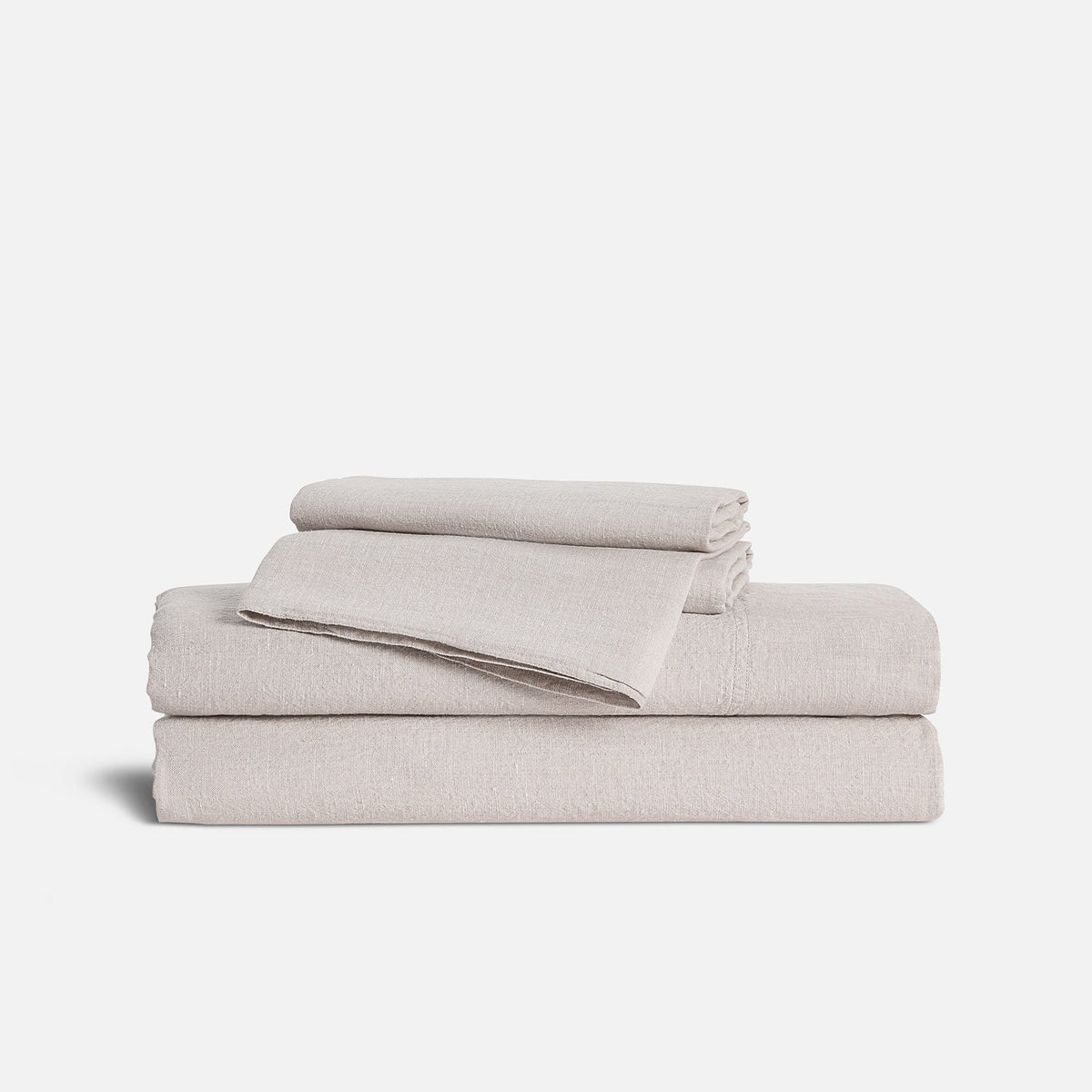 Washed European Linen Core Sheet Set - Image 45