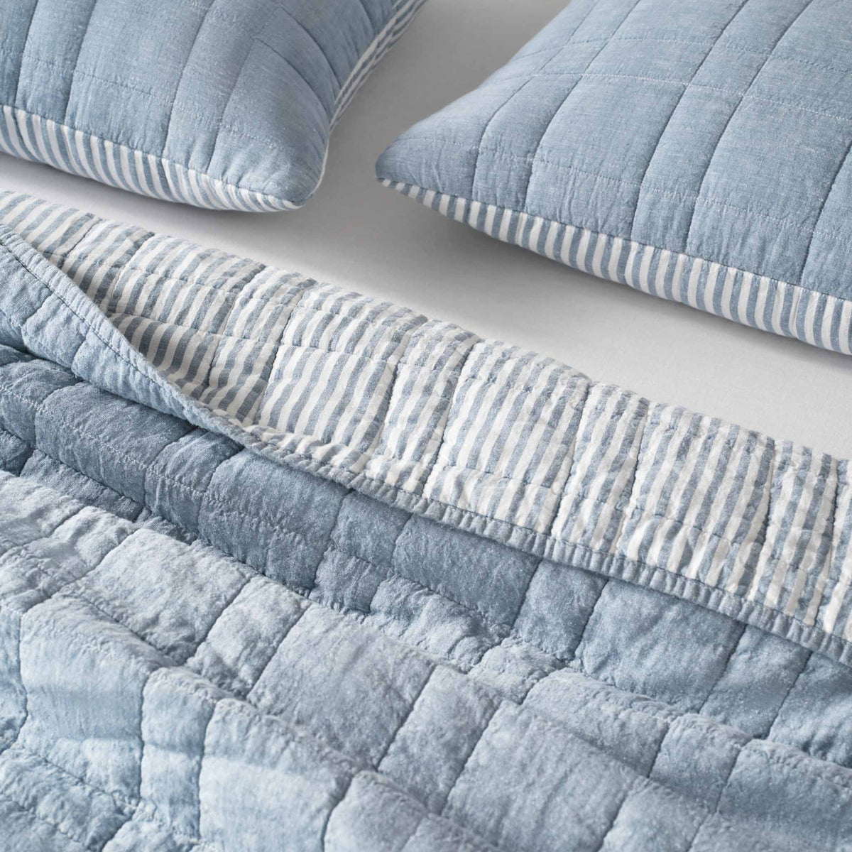 Washed European Linen Quilt Set - Image 19