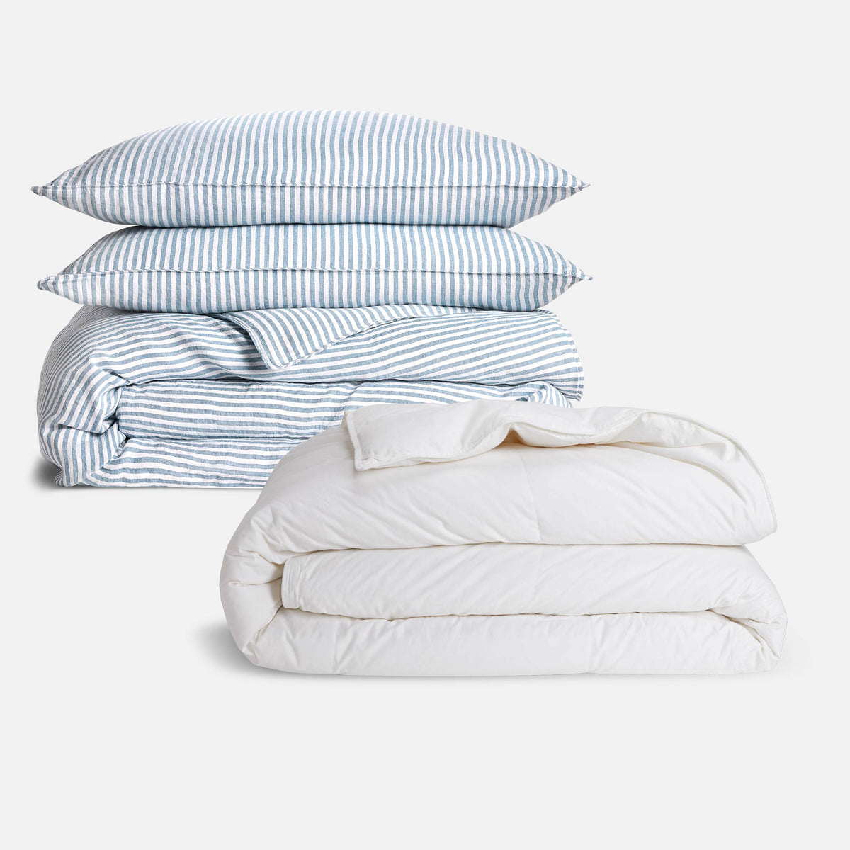 Washed European Linen Duvet Set Bundle - Image 87