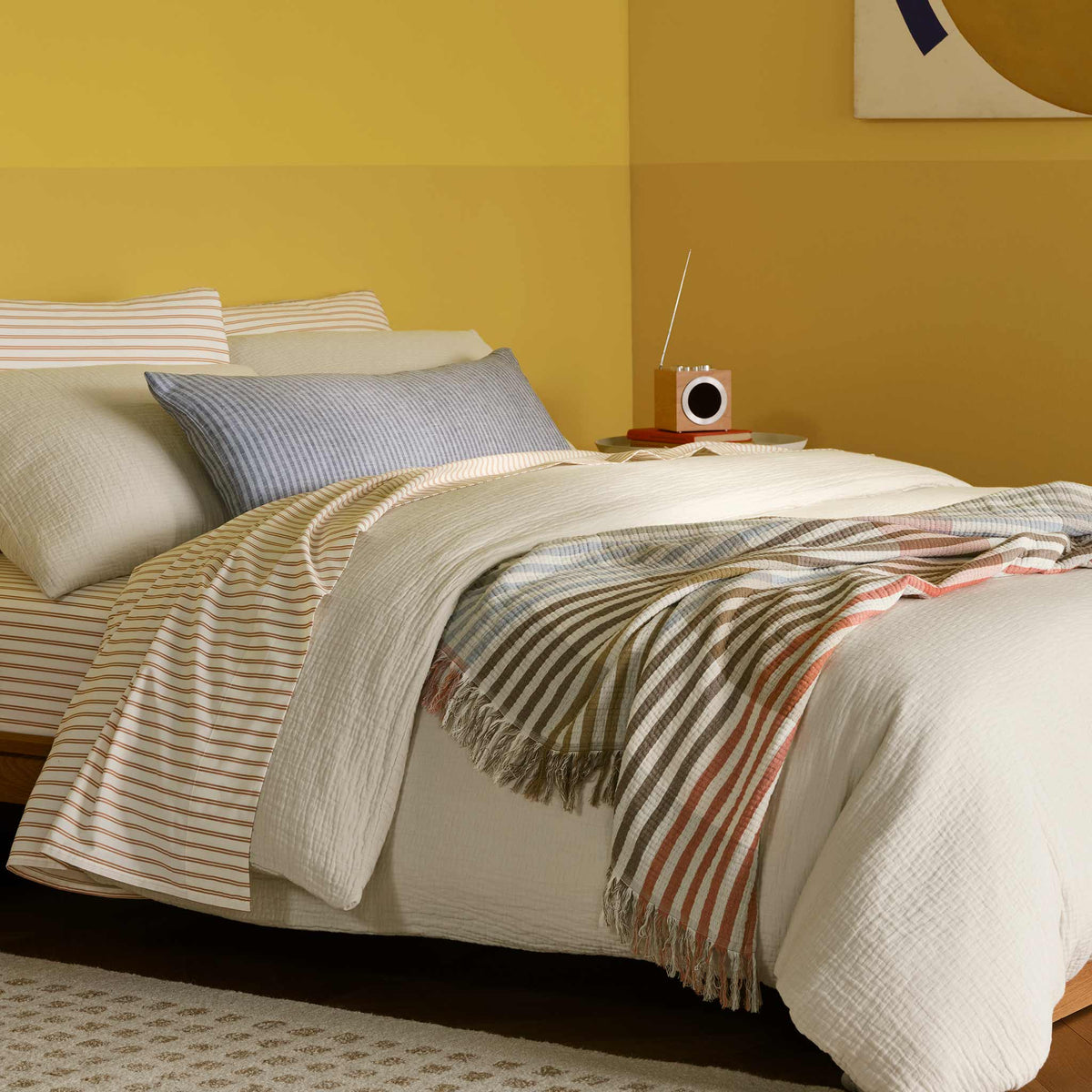 Breezeweave Crinkle Cotton Duvet Cover - Last Call - Image 21