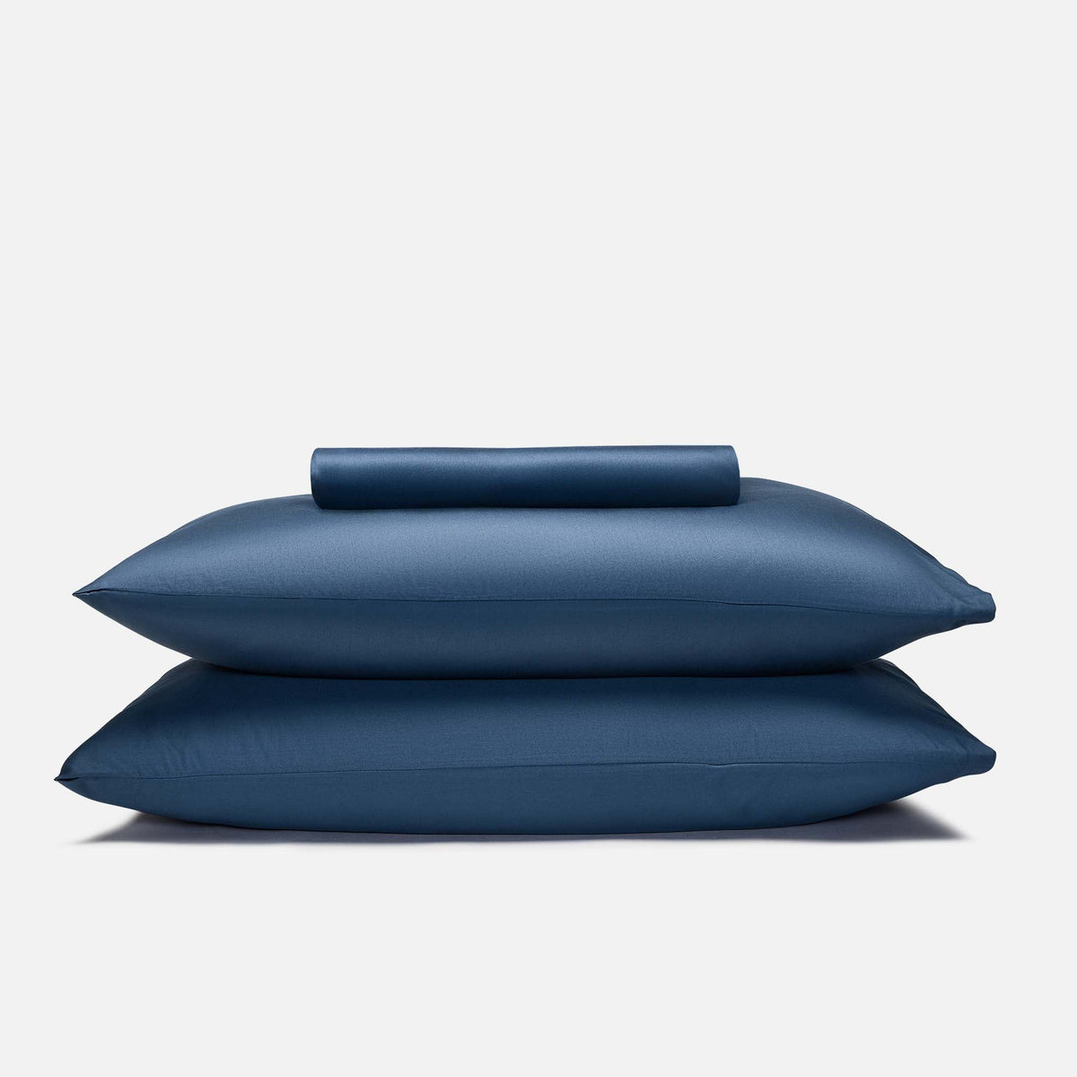 Luxe Sateen No Flat Sheet Set Bundle - Abyss