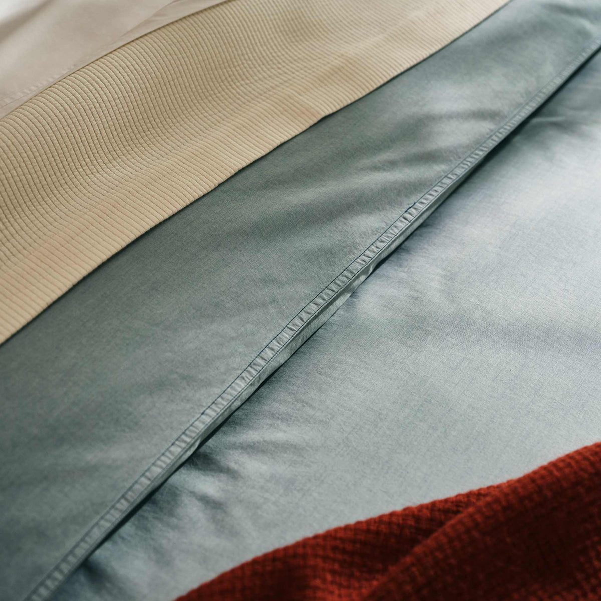 Set of 2 Washed Classic Percale Core Sheet Set Bundle - Image 18