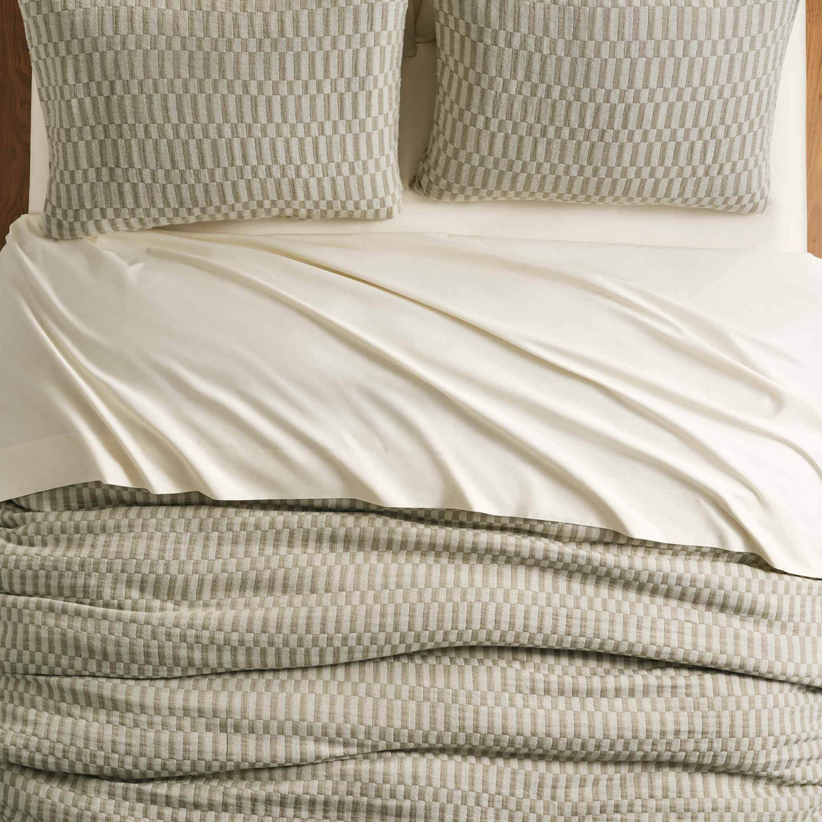 Woven Checkerboard Sham Set - Image 18