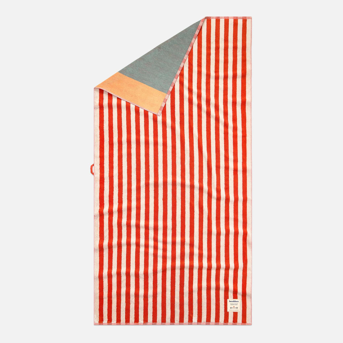 Beach Towel - Surfside Stripe in Poppy