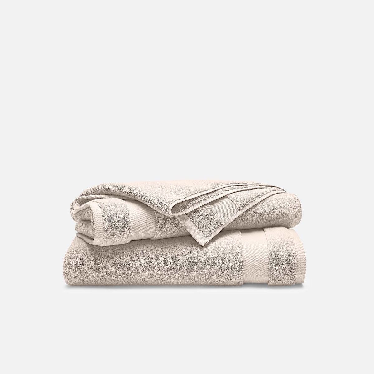 Super-Plush Turkish Cotton Bath Towels - Stone / Bath Towels