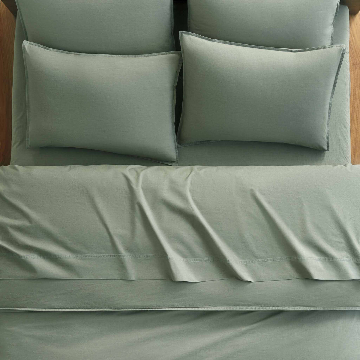 Washed Classic Percale Duvet Set - Image 39