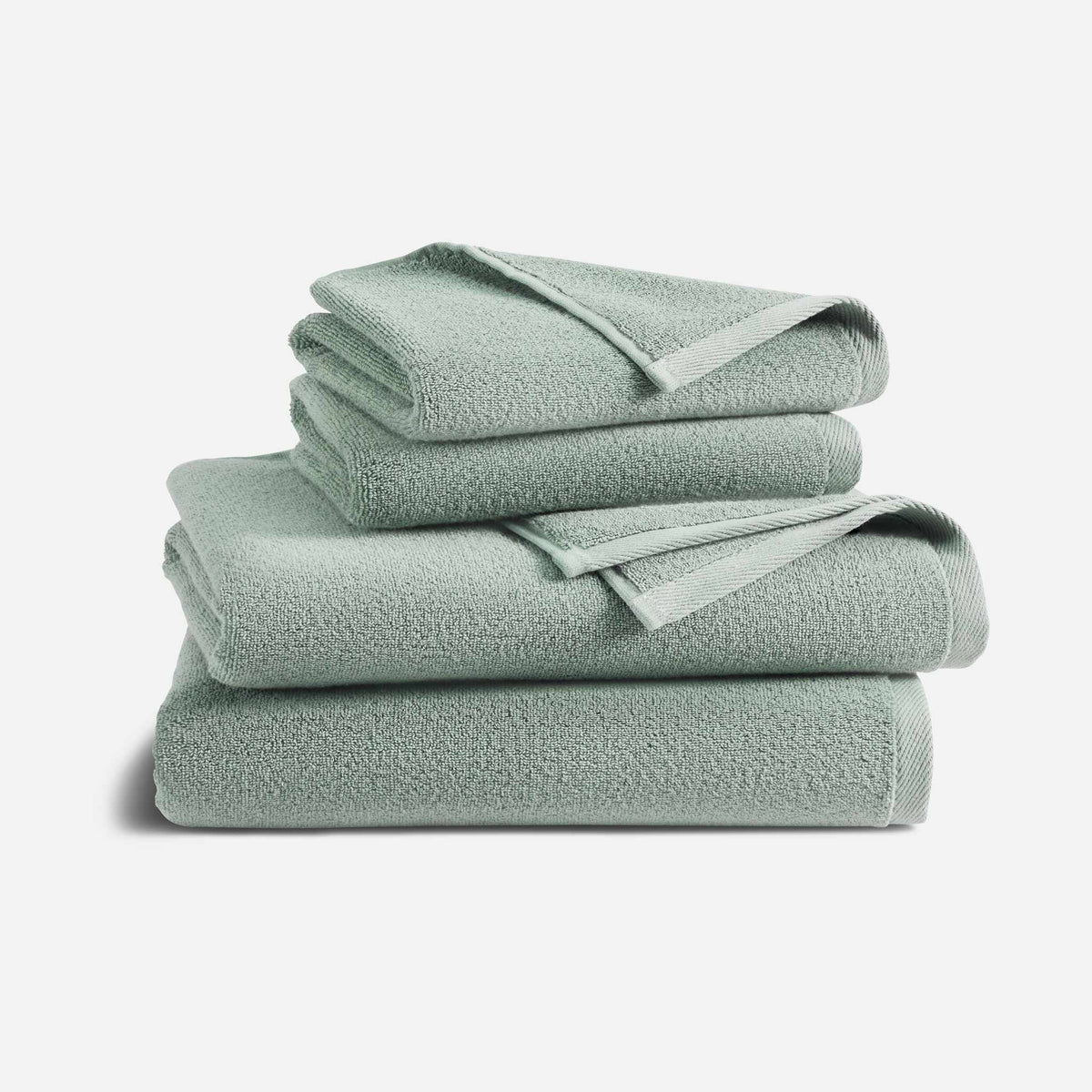 Plush Turkish Cotton Bath Towel Bundle - Agave