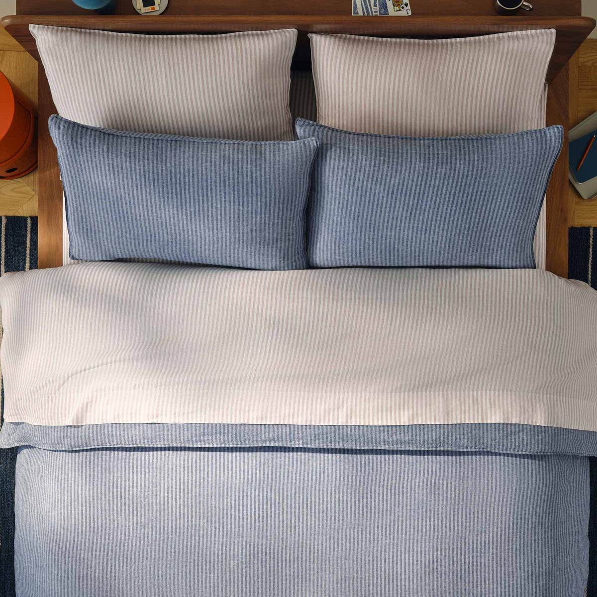 Washed European Linen Core Sheet Set - Image 130