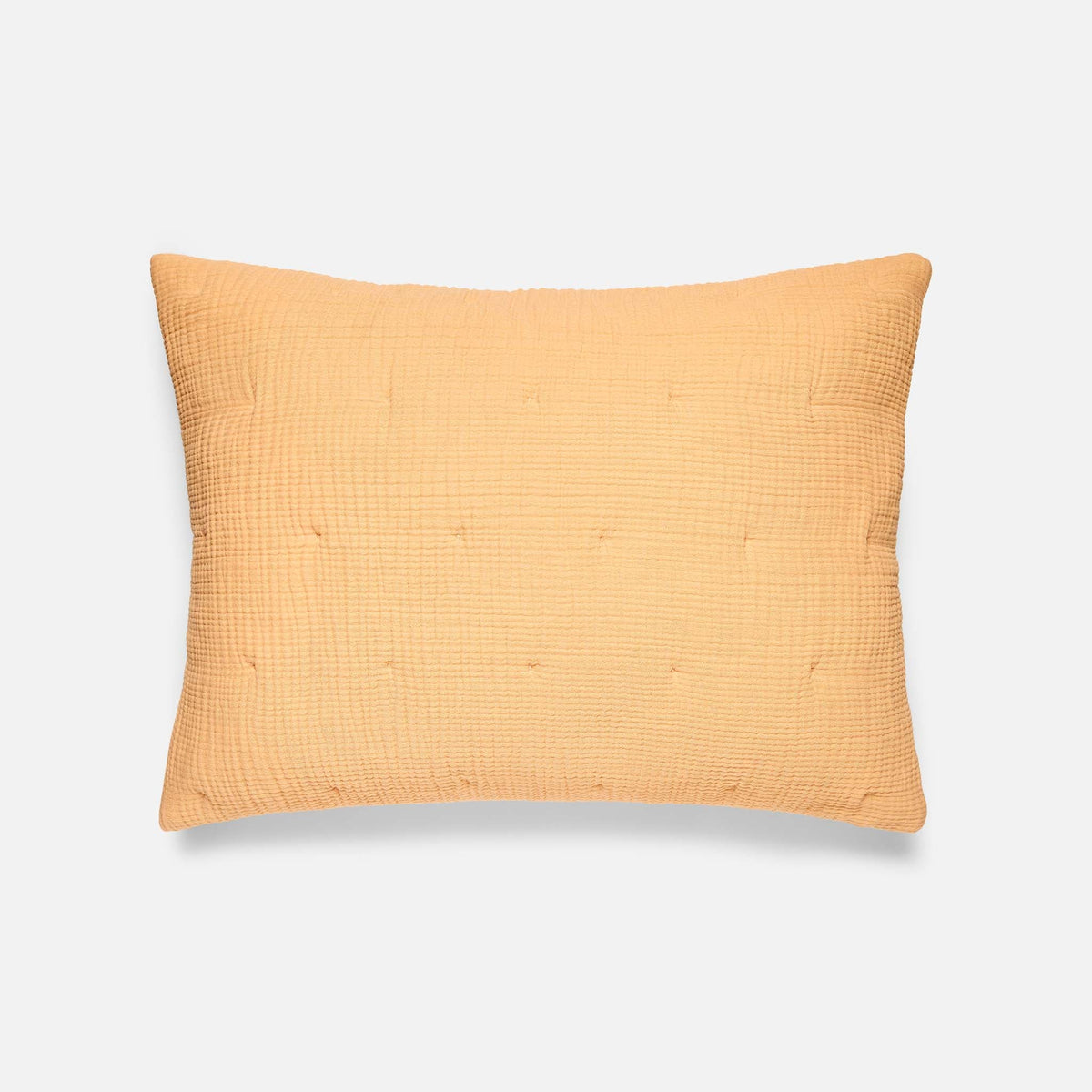Breezeweave Reversible Cotton Sham Set - Apricot Two Tone